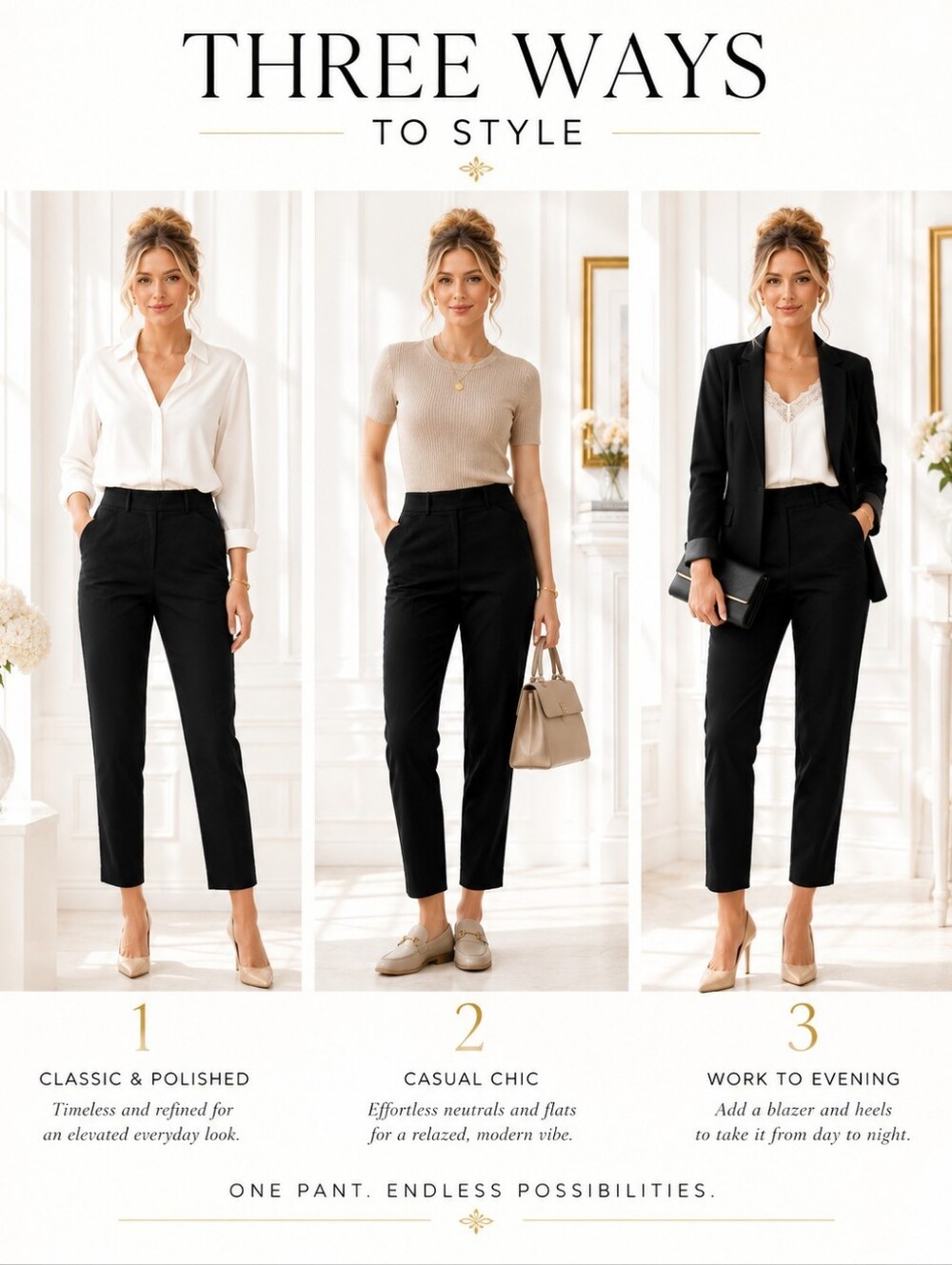 NWT Hilary Radley Pull On Black Ankle Pants Faux Fly XXL - Picture 3 of 11